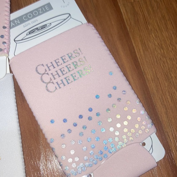 NWT bridal party set 4 beer coozies Koozie bride and bachelorettes cheers 🥂 - Picture 2 of 3